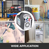 Station de récupération fluide frigorigène 1/2 HP réfrigérant R410A