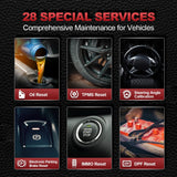 Valise de diagnostic automobile, système complet de codage ECU Contrôle bidirectionnel 28 Réinitialiser les outils de test de voiture