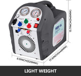 Station de récupération fluide frigorigène 1/2 HP réfrigérant R410A