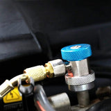 2 raccords climatisation automobile BP/HP