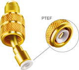 2 pièces 5/16" SAE femelle à 1/4" mâle pour adaptateur de pompe à vide de tuyau de jauge A/C R410a R22