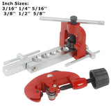 Kit outils d'évasement dudgeonnière pour tubes 3-28mm / coupe tubes