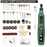 Kit d'outils rotatifs avec accessoires de gravure 126pcs