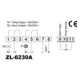 Régulateur de température chambres froides.... modèle ZL-6230A
