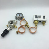 Tubes capillaires avec écrous évasés de 1/4 "