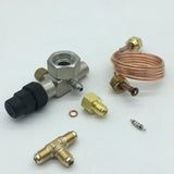 Tubes capillaires avec écrous évasés de 1/4 "