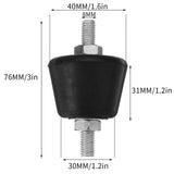 4 supports anti vibratiles pour climatiseurs, système fractionné