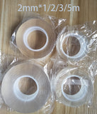 Ruban adhésif double face réutilisable, transaparent "Nano tape"