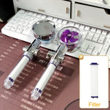 Pommeau de douche économie d'eau haute pression avec ventilateur ABS