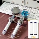 Pommeau de douche économie d'eau haute pression avec ventilateur ABS