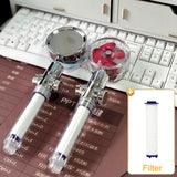 Pommeau de douche économie d'eau haute pression avec ventilateur ABS