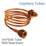 Tubes capillaires avec écrous évasés de 1/4 "